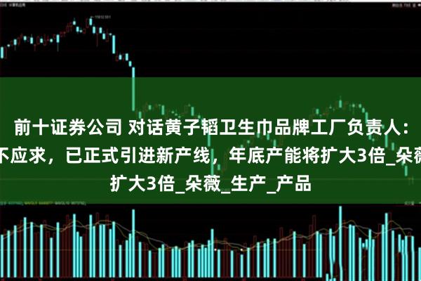 前十证券公司 对话黄子韬卫生巾品牌工厂负责人：上线以来供不应求，已正式引进新产线，年底产能将扩大3倍_朵薇_生产_产品